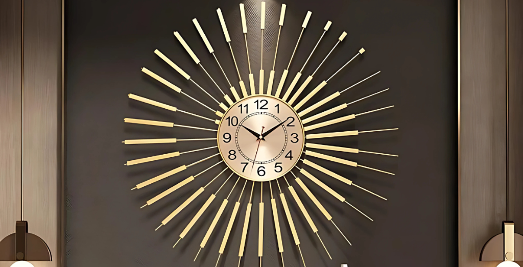L’horloge dorée : Élégance et raffinement pour votre intérieur