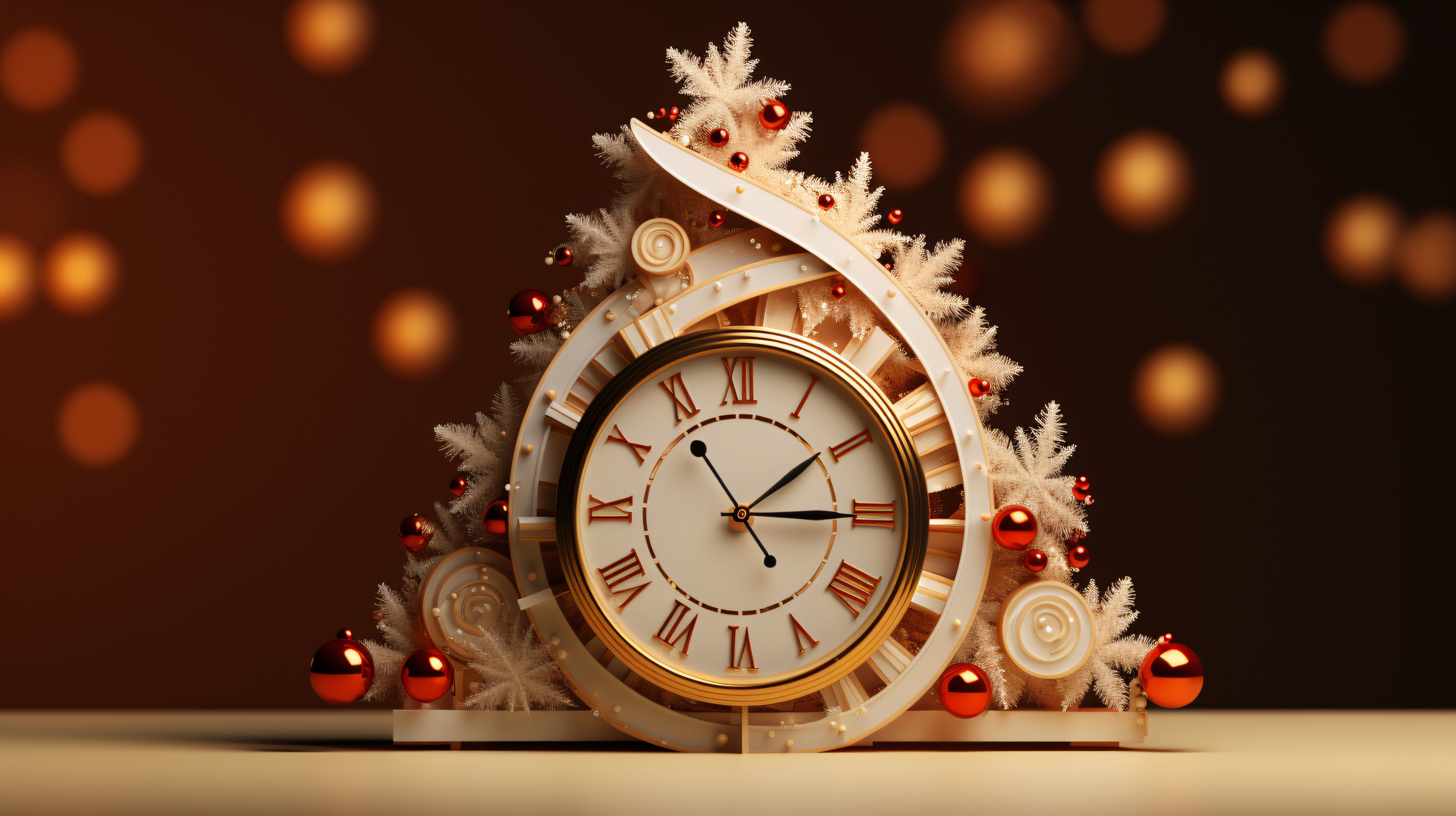 Pour Noël, offrez un cadeau inoubliable, offrez une horloge murale