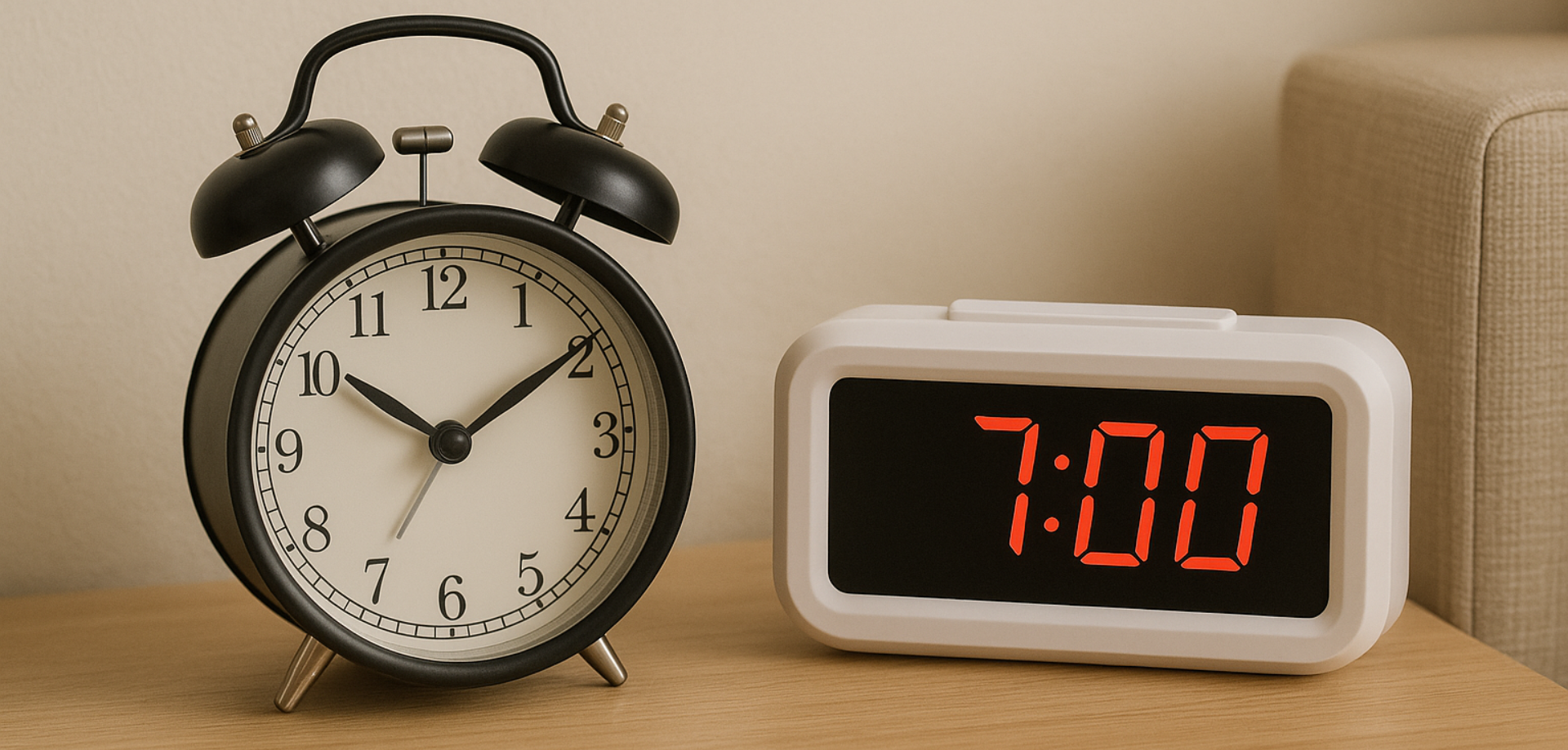 Réveil analogique ou digital : lequel choisir ?