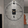 Grande Horloge Murale Métal