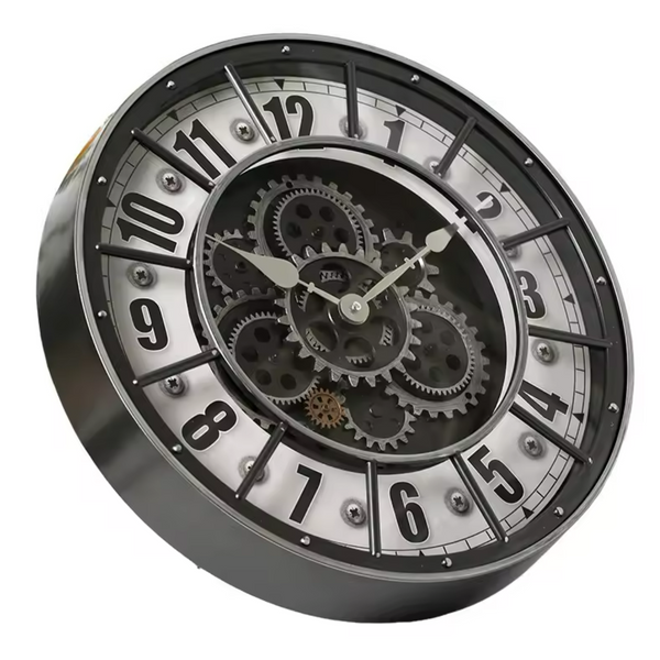 Horloge Engrenage en Métal
