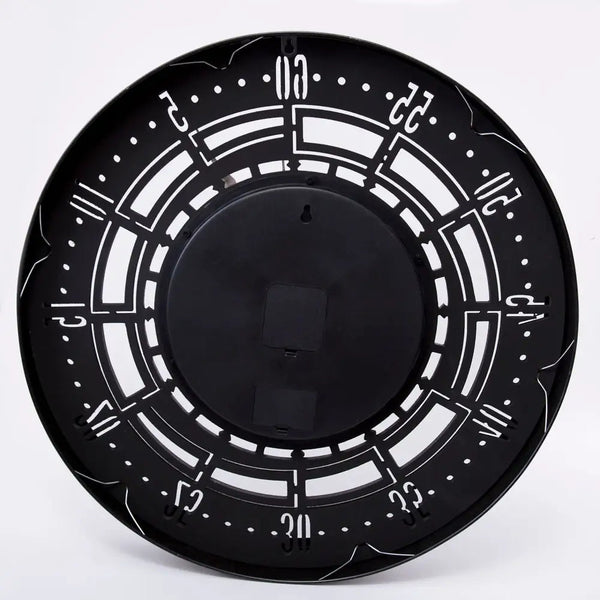 Horloge Murale Industrielle avec Engrenage qui Tourne