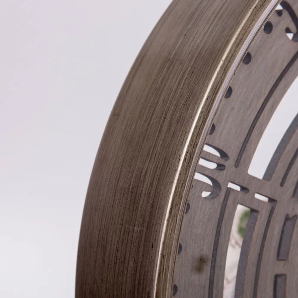 Horloge Murale Industrielle avec Engrenage qui Tourne