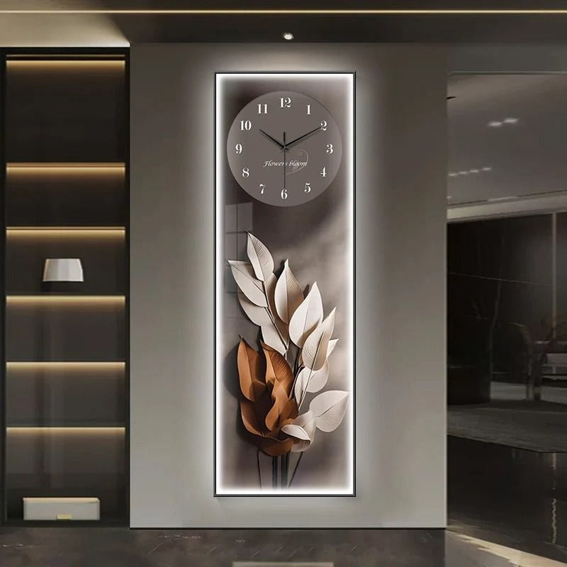 HORLOGE PENDULE,5-LUMINOUS-20 pouce--Horloge murale lumineuse 3D, autocollants muraux créatifs HORLOGE PENDULE,5-LUMINOUS-20 pouce--Horloge murale lumineuse 3D, autocollants muraux créatifs