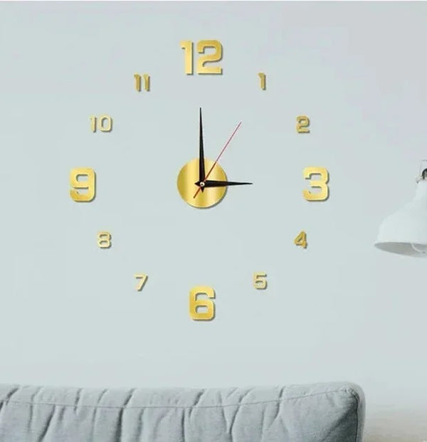 Horloge Sticker Mural