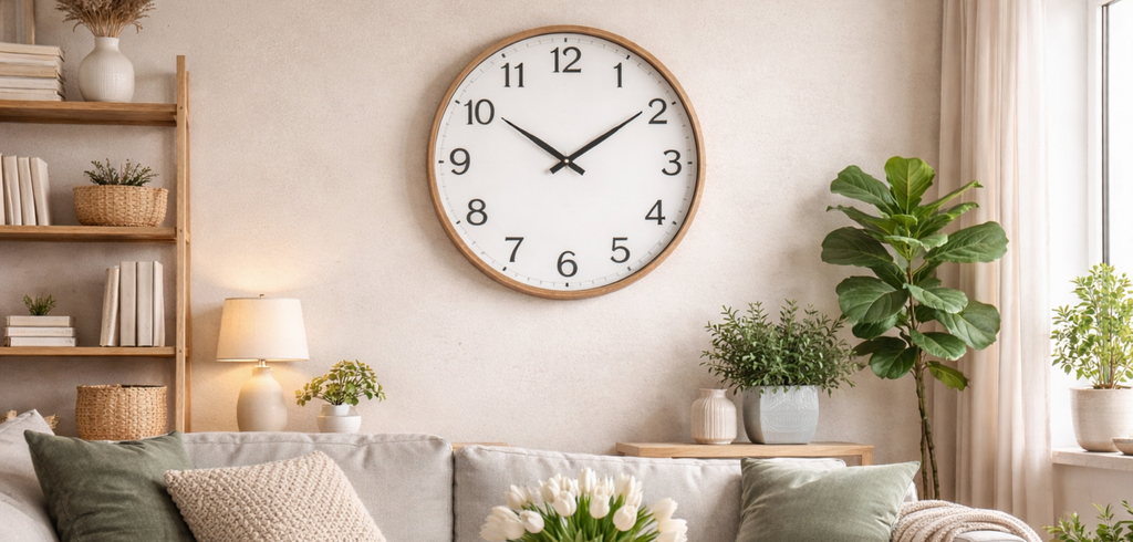 Bonnes résolutions de janvier : réorganiser son intérieur grâce à l’horloge murale