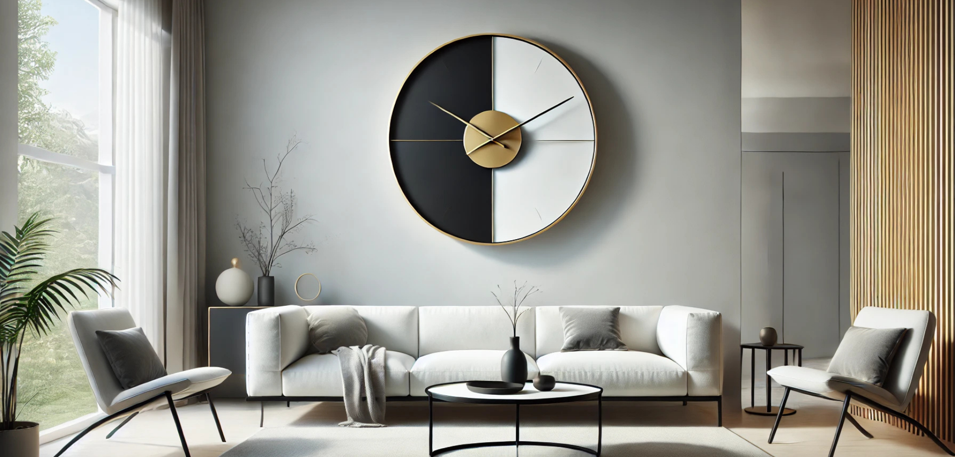 Grande horloge murale : la tendance incontournable pour habiller vos murs