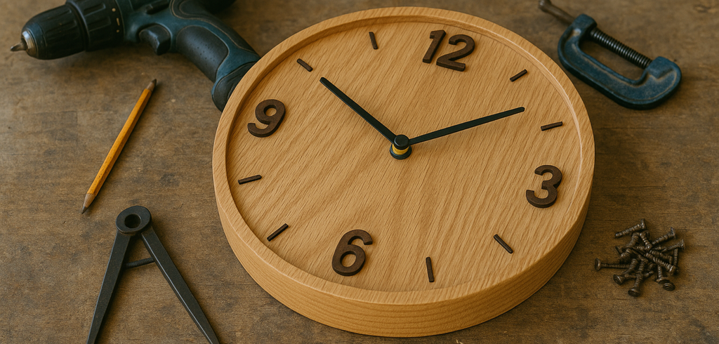 Comment fabriquer une horloge en bois ?