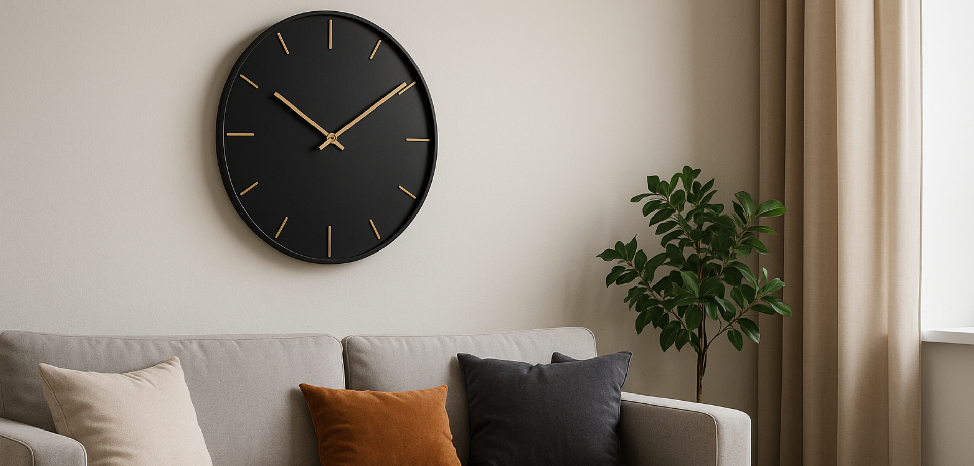 Horloge murale design : styles, matériaux et idées pour sublimer votre décoration