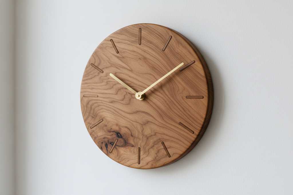 Horloge murale bois : pourquoi ce matériau séduit de plus en plus en décoration