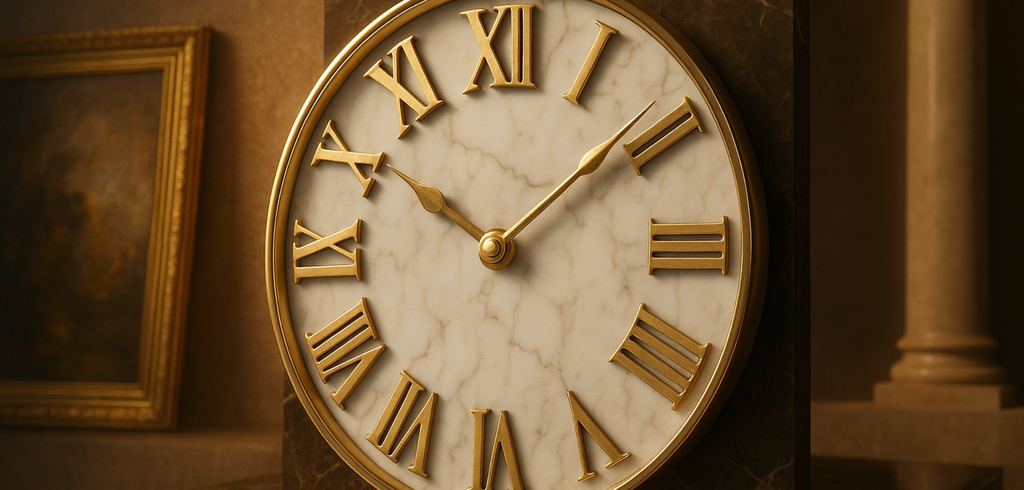 Les symboles cachés derrière les chiffres romains : histoire, sens et art du cadran