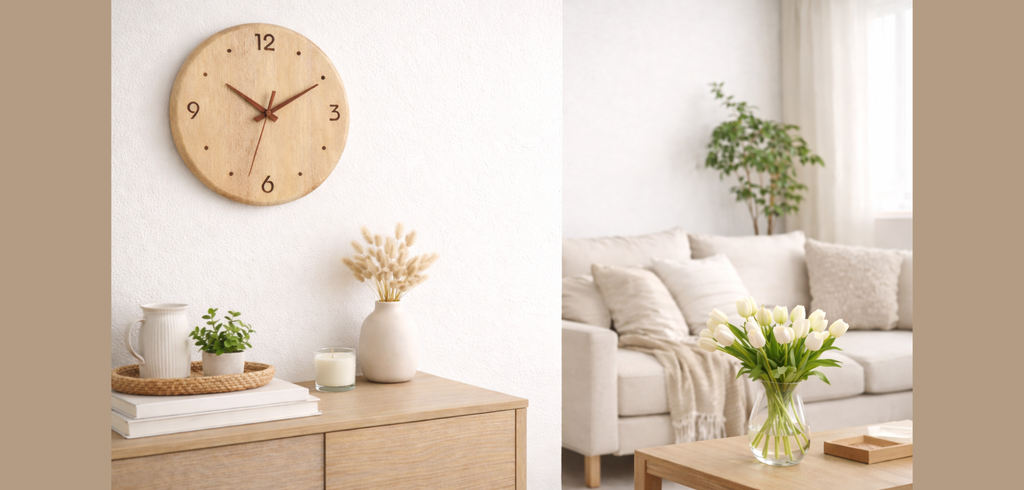 Le ménage de printemps arrive : comment rafraîchir sa décoration avec une horloge murale ?