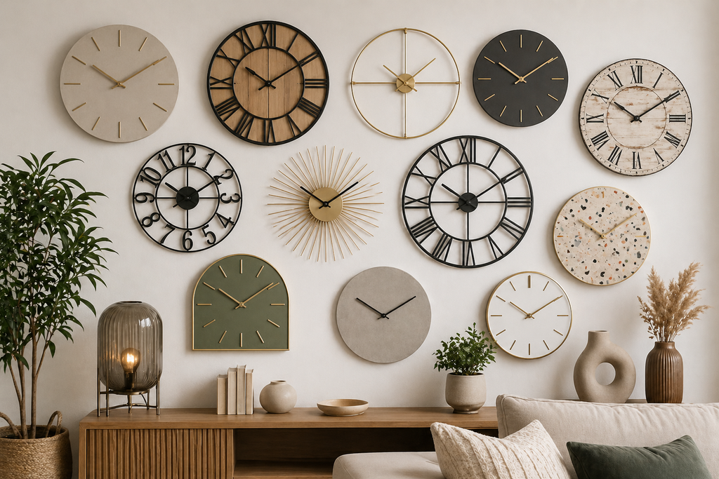 Les styles d’horloges murales les plus populaires en décoration intérieure