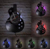 Horloge Vinyle Guitare Led