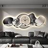 Grande Horloge Murale Led
