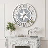 Grande Horloge Murale Miroir