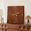 Horloge Bois et Noir