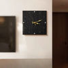 Horloge Bois et Noir