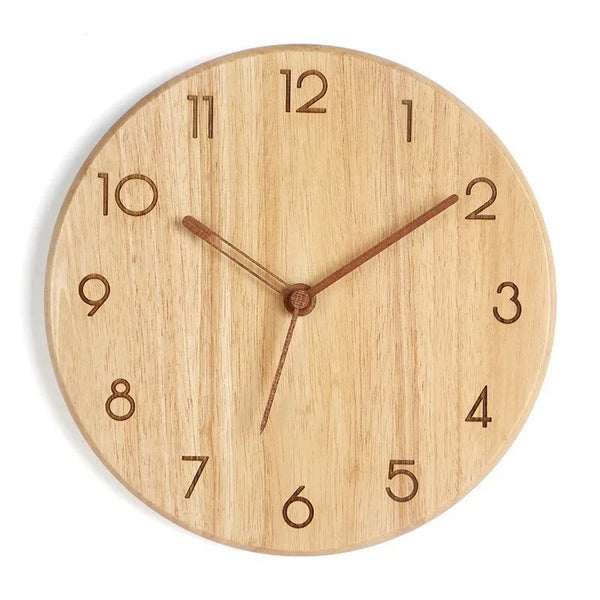 Horloge Bois Naturel