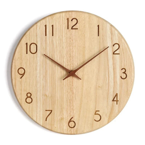 Horloge Bois Naturel