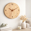 Horloge Bois Naturel