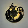 Horloge Chat Led