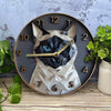 Horloge Chat Siamois