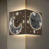 Horloge Double Face Lune