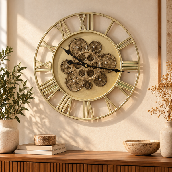 Horloge Engrenage Murale