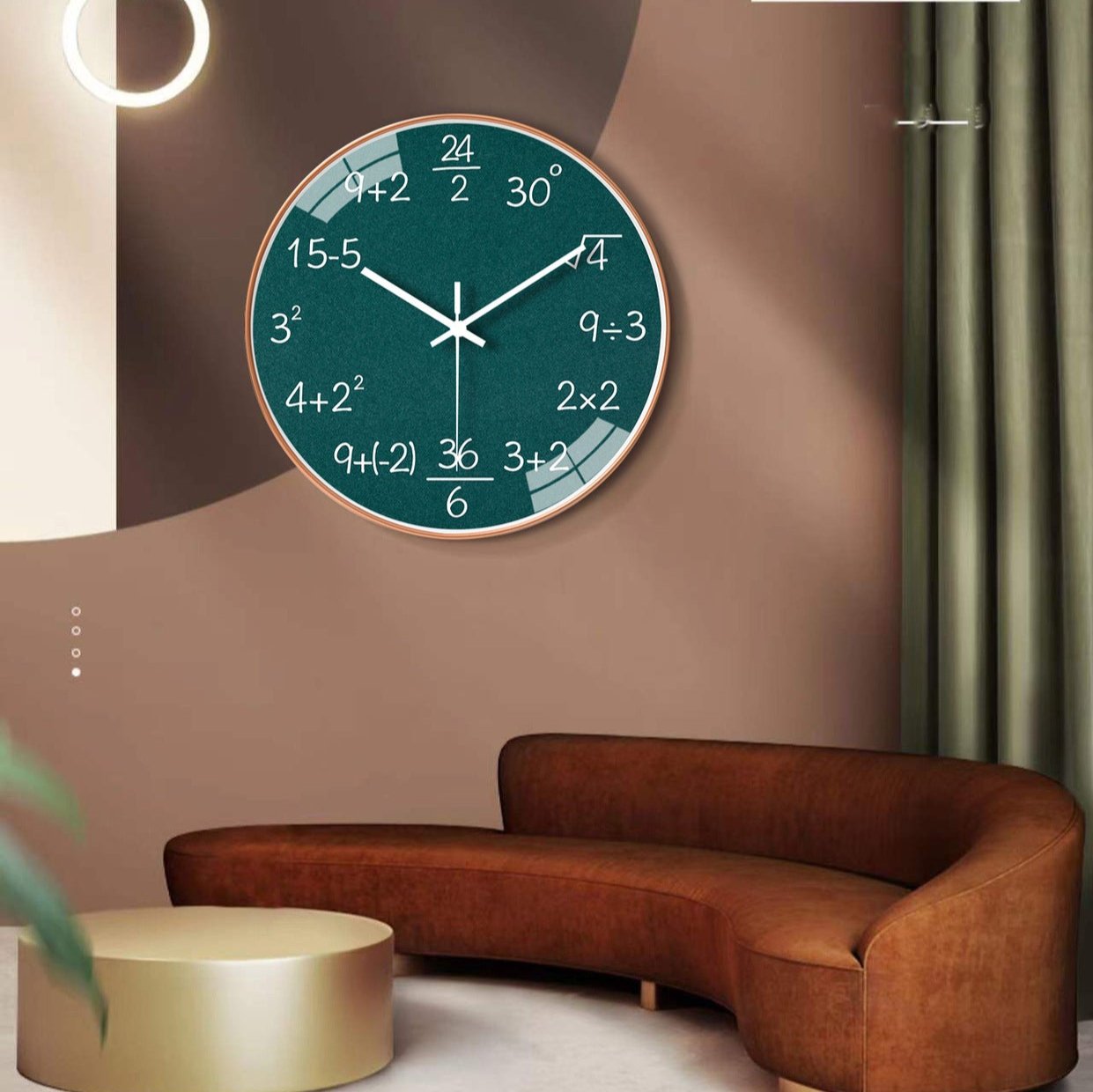 Horloge murale mathématique unique avec formules de 9 équations mathématiques, parfaite pour la salle de classe ou cadeau pour tous ceux qui aiment Horloge murale mathématique unique avec formules de 9 équations mathématiques, parfaite pour la salle de classe ou cadeau pour tous ceux qui aiment