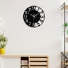 Horloge Metal Noir