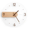 Horloge Murale Bois Style Minimaliste