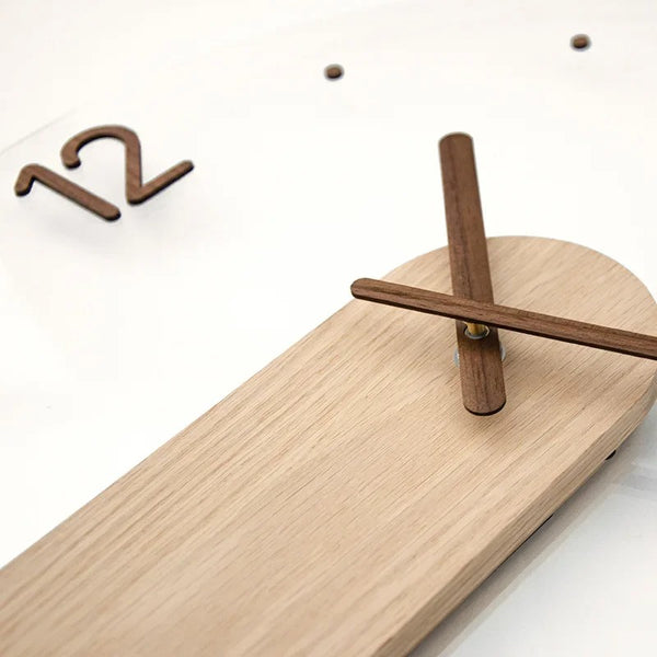 Horloge Murale Bois Style Minimaliste