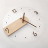 Horloge Murale Bois Style Minimaliste