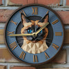 Horloge Murale Chat Siamois