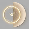 Horloge Murale Lune Lumineuse