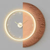 Horloge Murale Lune Lumineuse