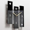 Horloge Murale Noire Moderne