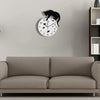 Horloge Murale Originale Chat