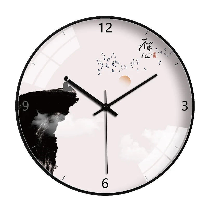 Horloge murale en verre 30x30cm Silencieuse danseur de ballet danse Horloge murale en verre 30x30cm Silencieuse danseur de ballet danse