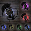 Horloge Vinyl Led