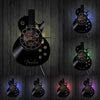 Horloge Vinyle Guitare Led