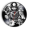 Horloge Vinyle Team Mario