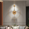 Horloge Murale Dorée Design