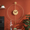 Horloge Murale Dorée Design