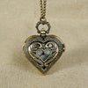 Montre Gousset en Forme de Coeur